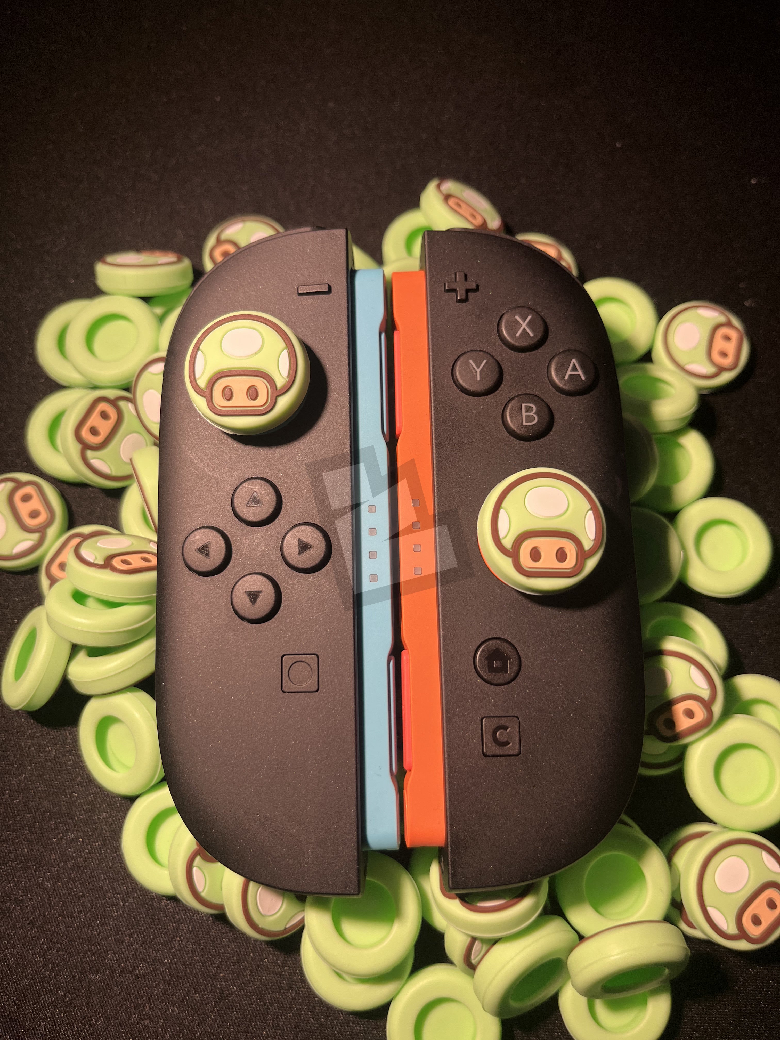 Mario Green Mushroom Thumb Grip Caps