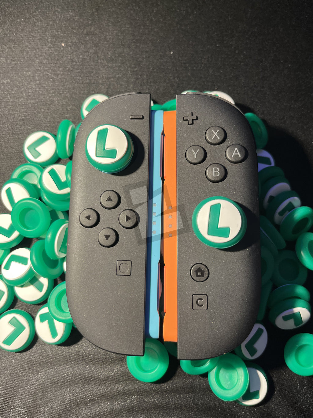 Luigi “L” Logo Thumb Grip Caps
