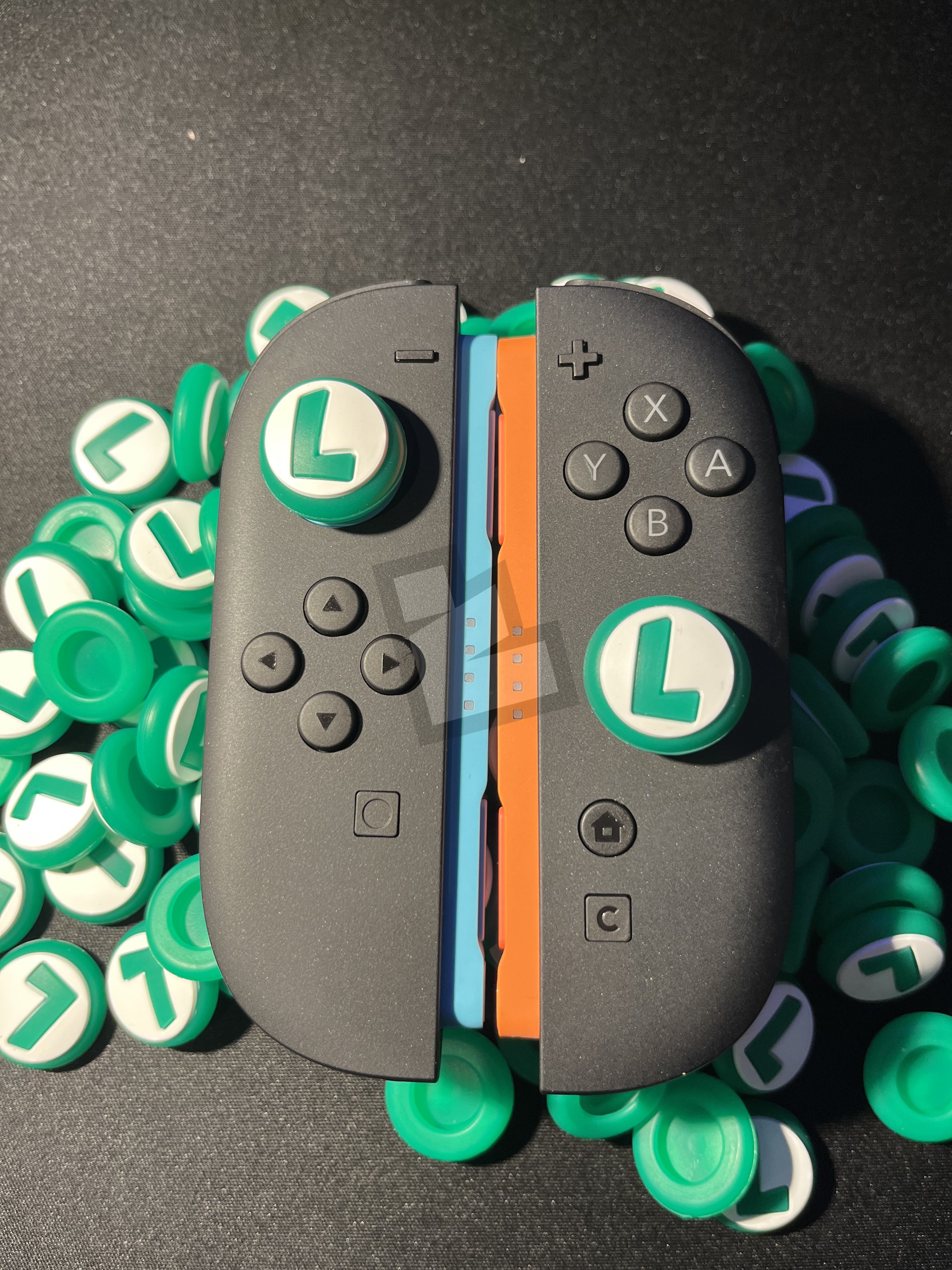 Luigi “L” Logo Thumb Grip Caps
