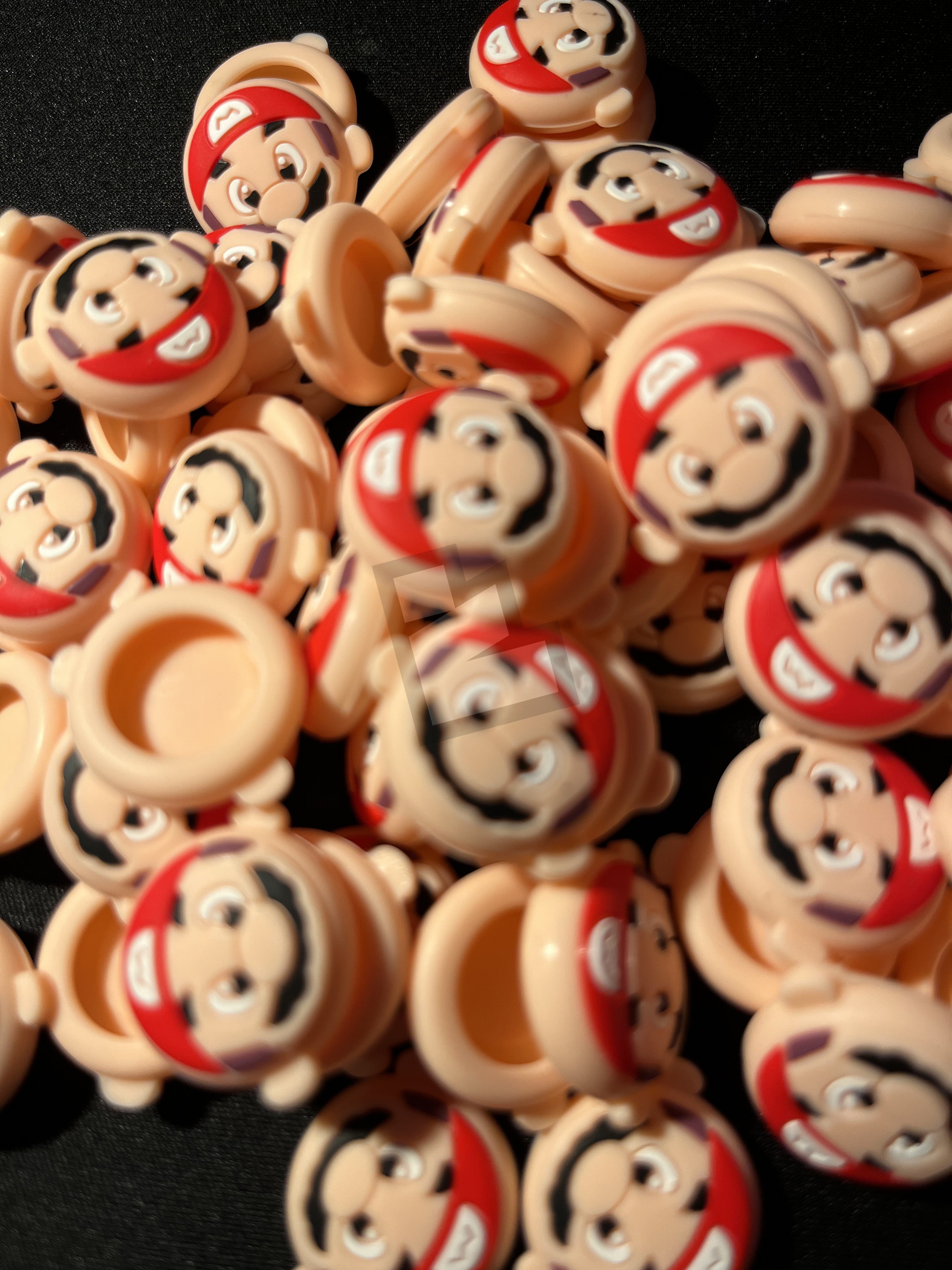 Mario Face Thumb Grip Caps