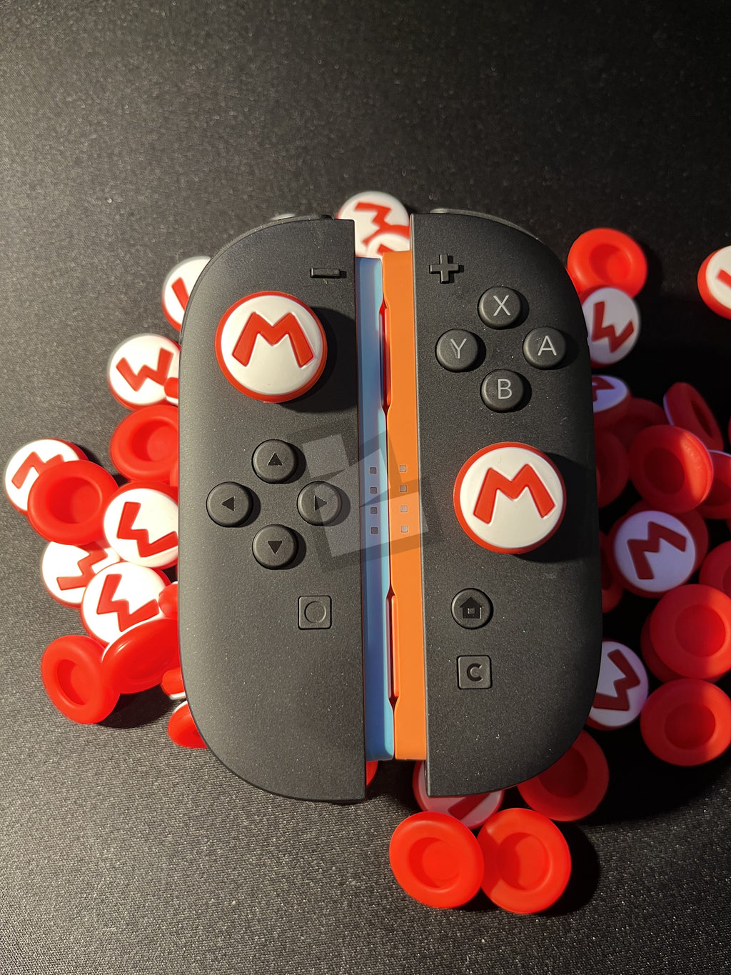 Mario “M” Logo Thumb Grip Caps