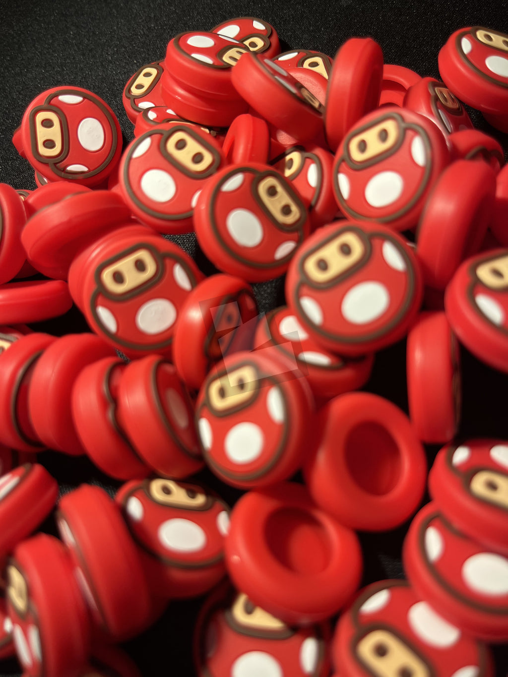 Mario Red Mushroom Thumb Grip Caps